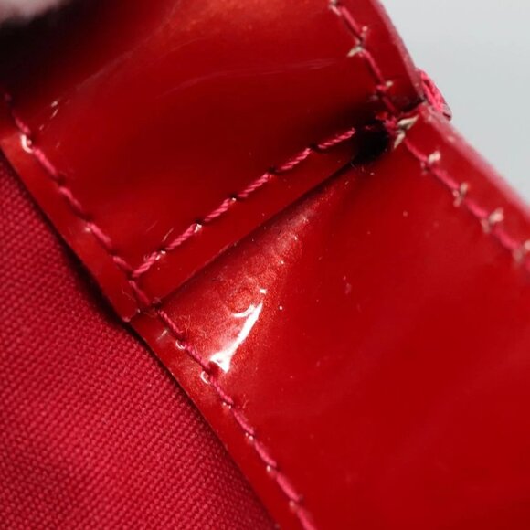 LOUIS VUITTON Monogram Vernis Wilshire PM Bag Pomme D'amour M93642 Auth BA1873 - Picture 14 of 16